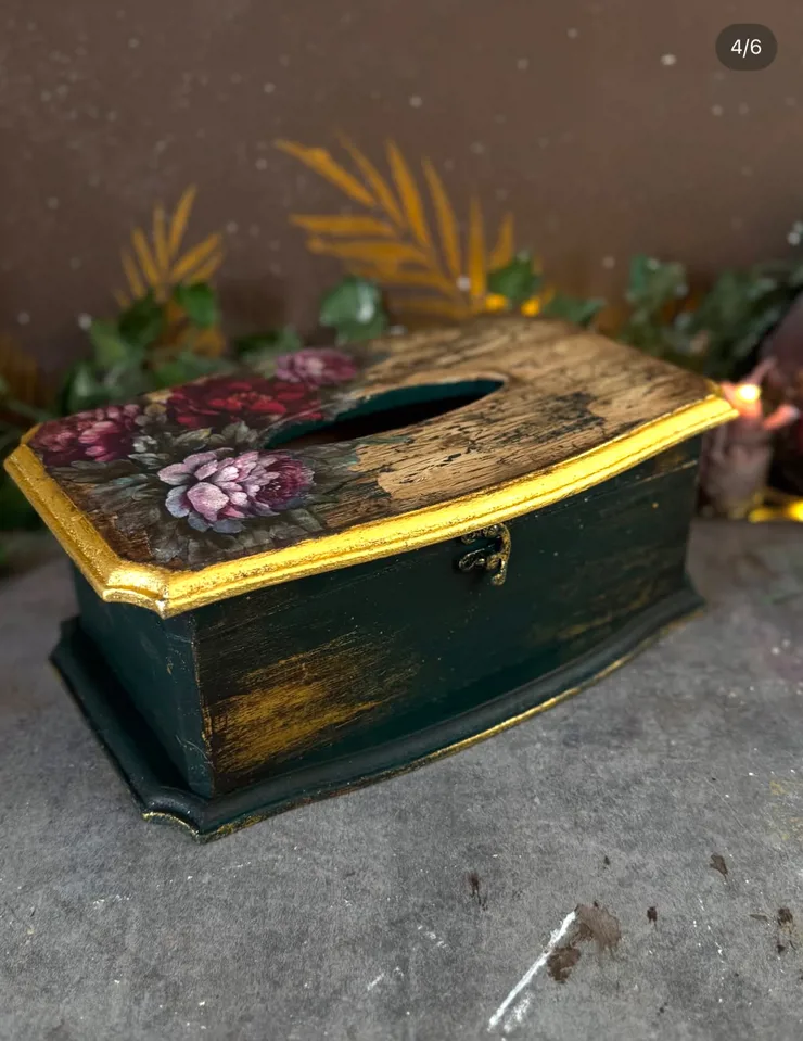 Vintage Tissue Box Cover