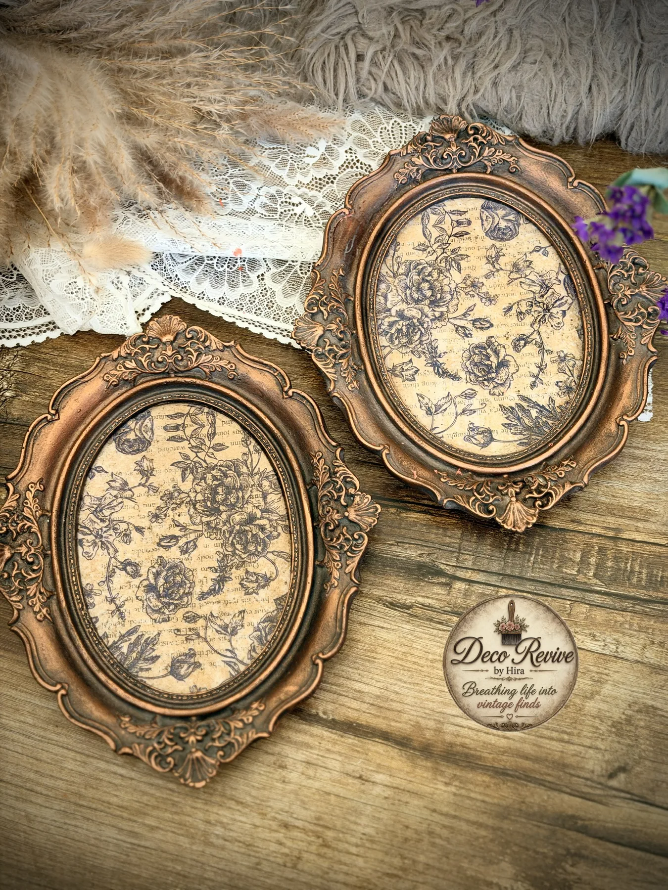 Bronze vintage frames